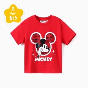 Boy Disney Mickey Mouse Red T-Shirt